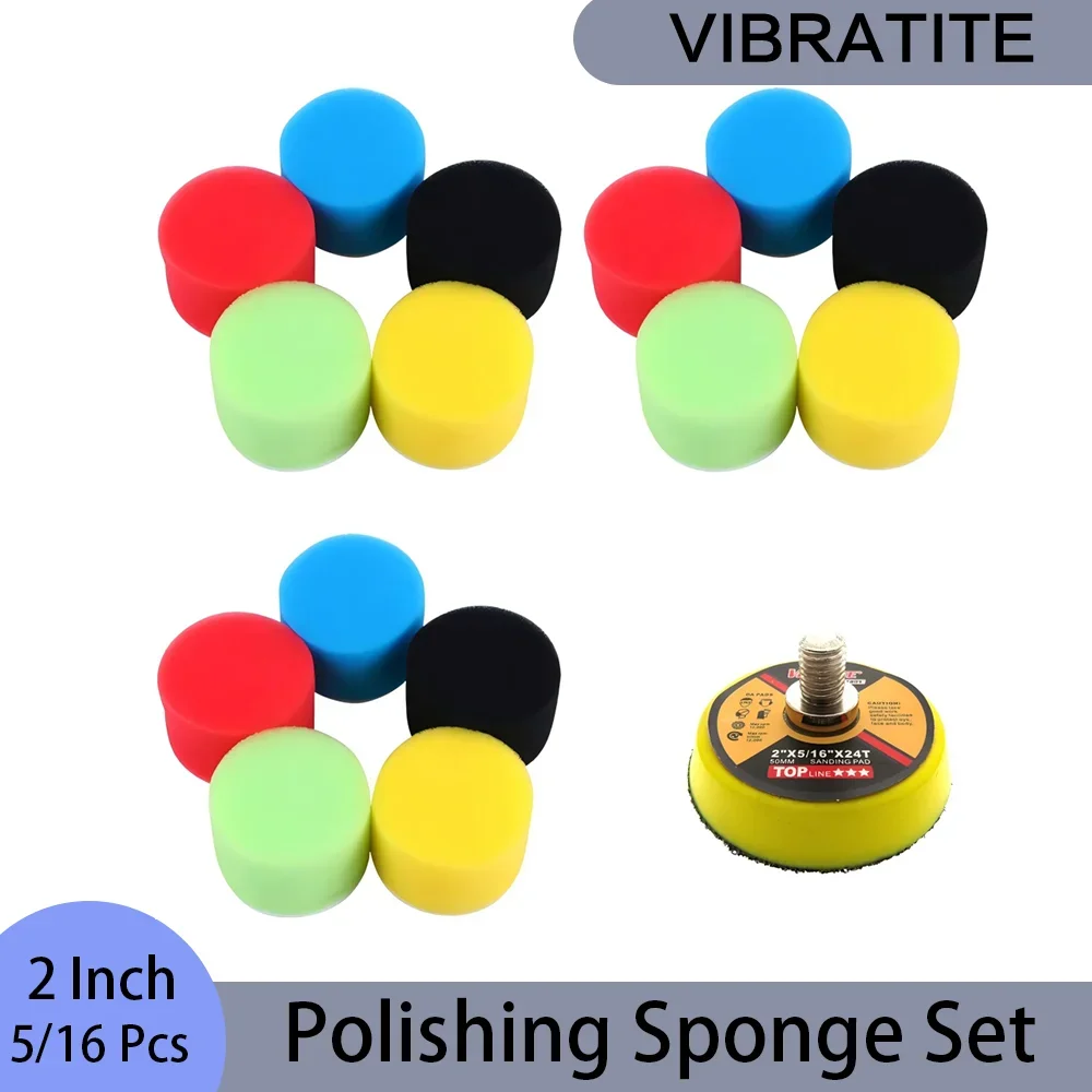 5/16 Pcs 2 Inch Polishing Spon - Polish Pad Set Buffer บทวิจารณ์และราคา