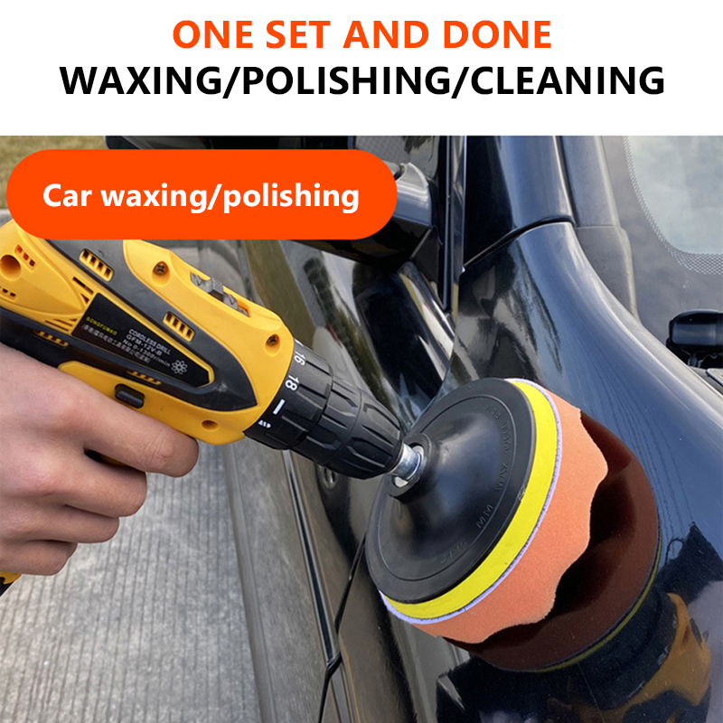 6pcs/set Car Polishing Sponge  - Polish Pad Set Buffer บทวิจารณ์และราคา