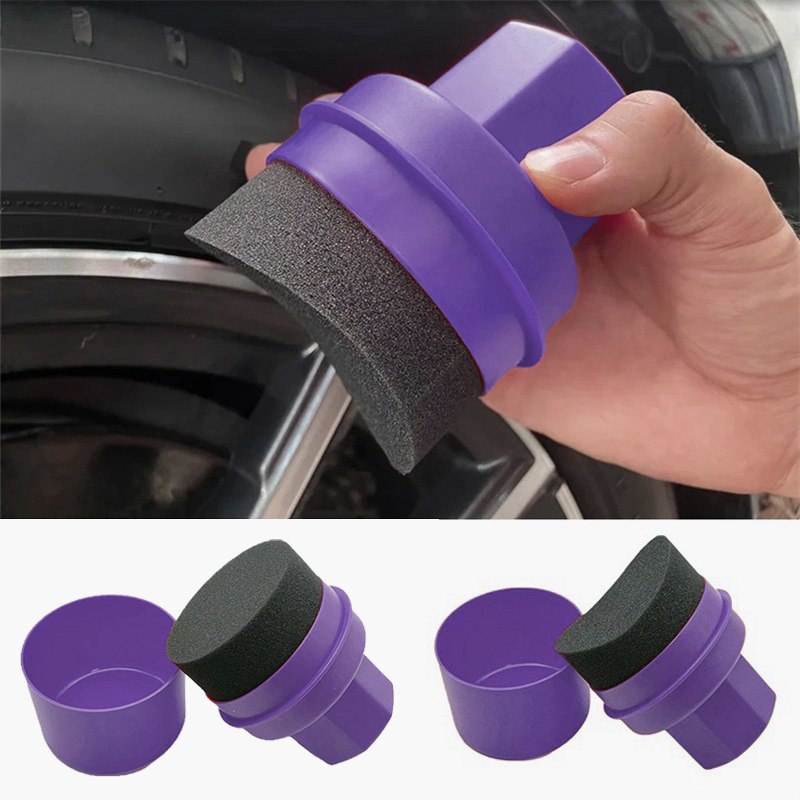 Curved Car Tire Waxing Sponge  - Wax Applicator Pad บทวิจารณ์และราคา