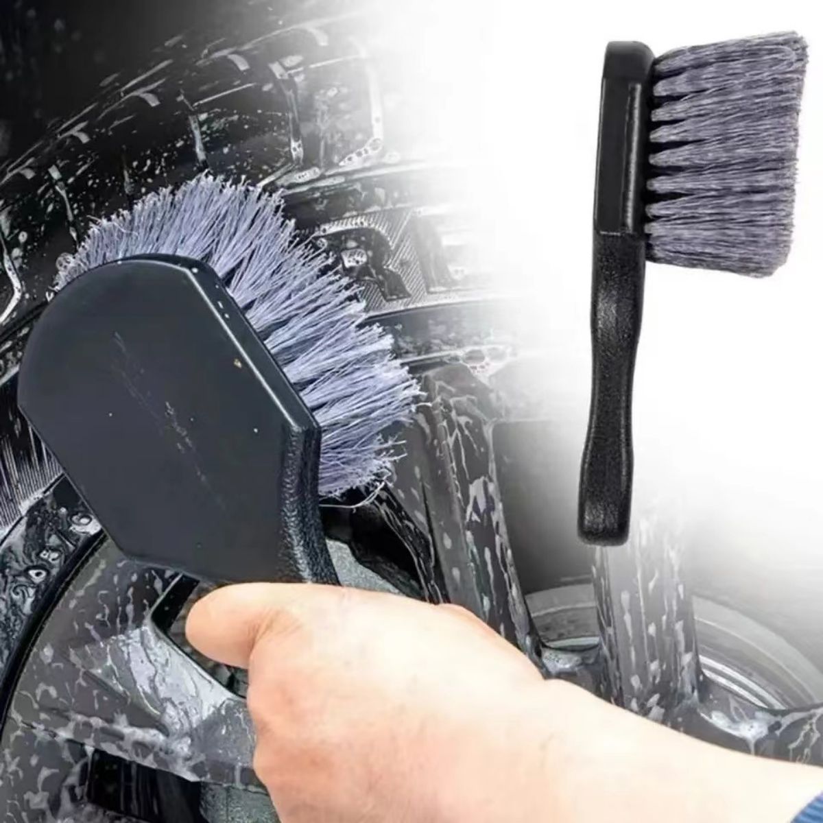 Car Wheel Cleaning Brush Detai - Car Cleaning Brush บทวิจารณ์และราคา