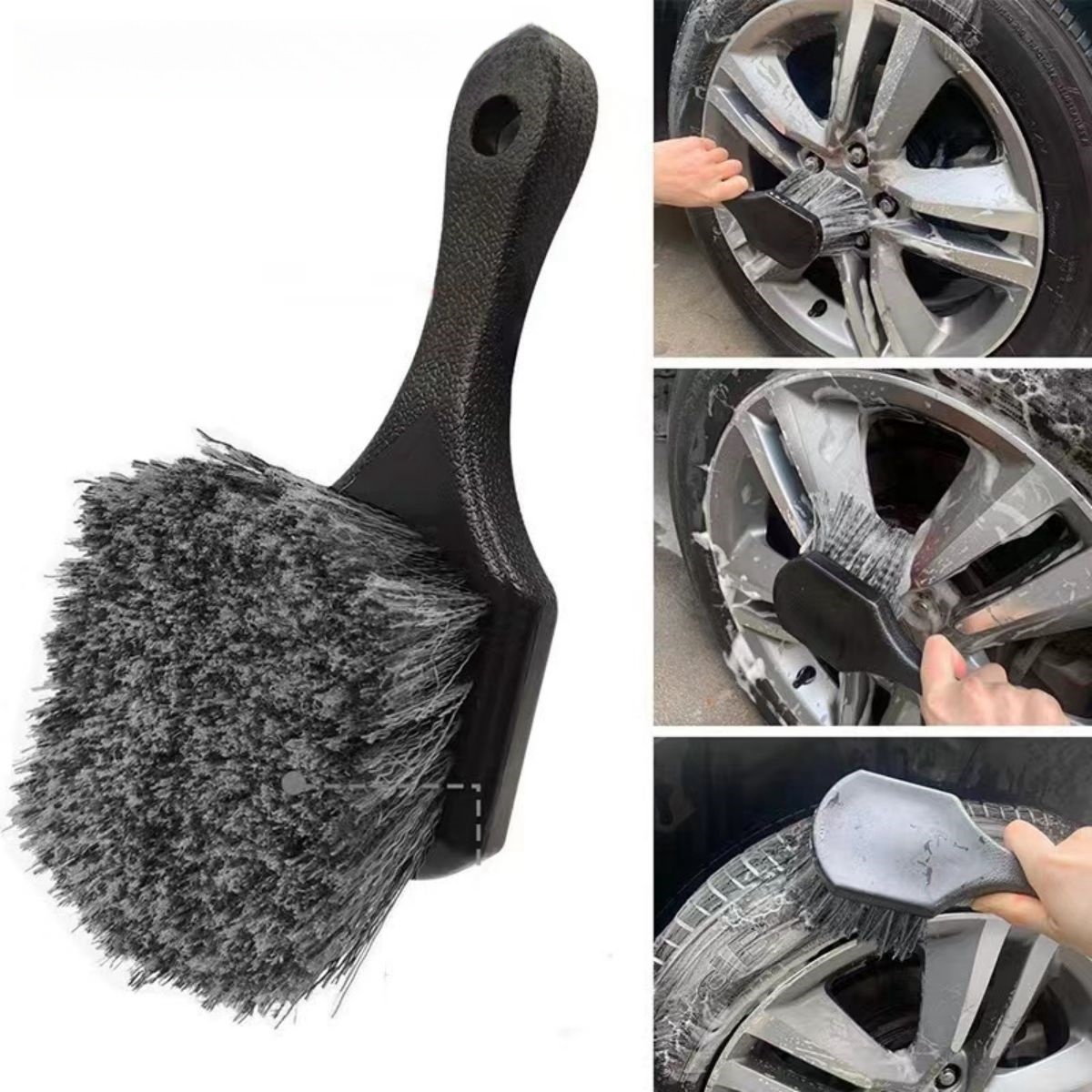 Car Wheel Cleaning Brush Detai - Car Cleaning Brush บทวิจารณ์และราคา