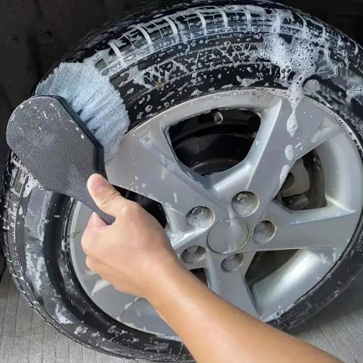 Car Wheel Cleaning Brush Detai - Car Cleaning Brush บทวิจารณ์และราคา
