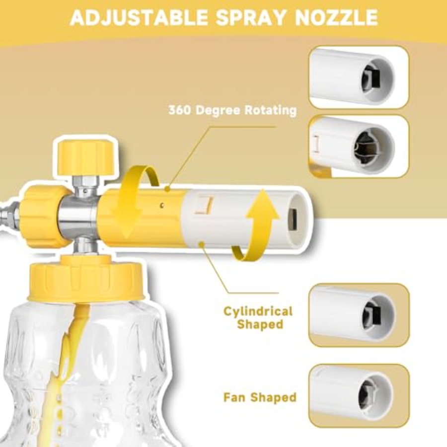 Foam Cannon for Pressure Washe - Foam Cannon Car Wash บทวิจารณ์และราคา