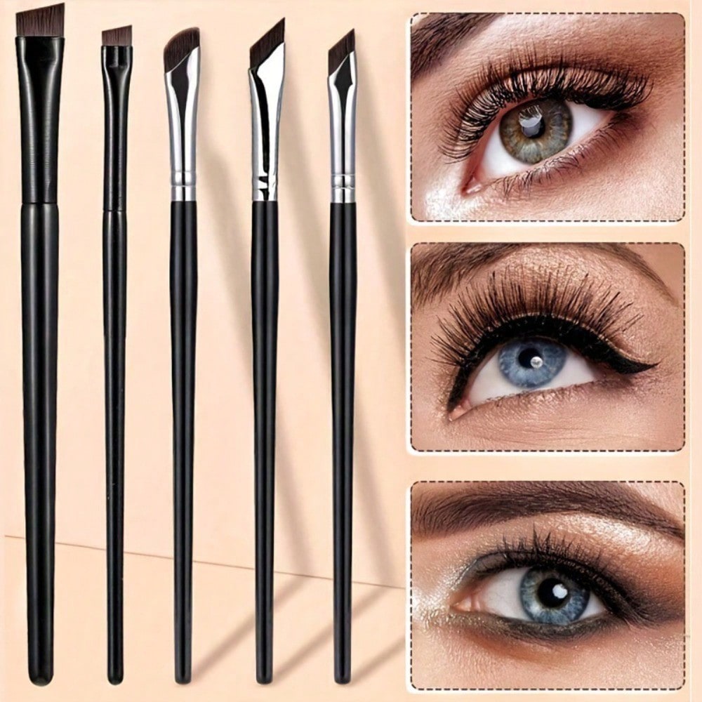5 Makeup Brush Set, Sickle Eye - Detailing Brush Set บทวิจารณ์และราคา