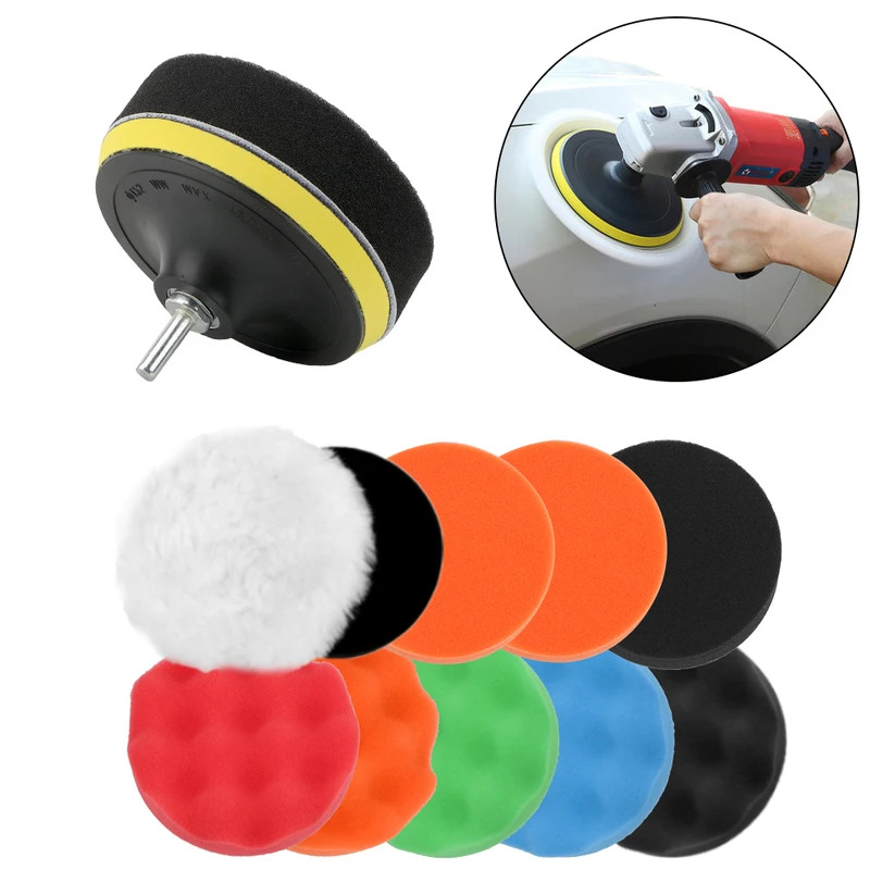 12Pcs/set Car Polishing Pad Pa - Polish Pad Set Buffer บทวิจารณ์และราคา