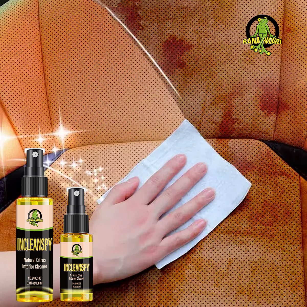 Car Foam Cleaner Neutral PH fo - Seat Cleaner Fabric บทวิจารณ์และราคา