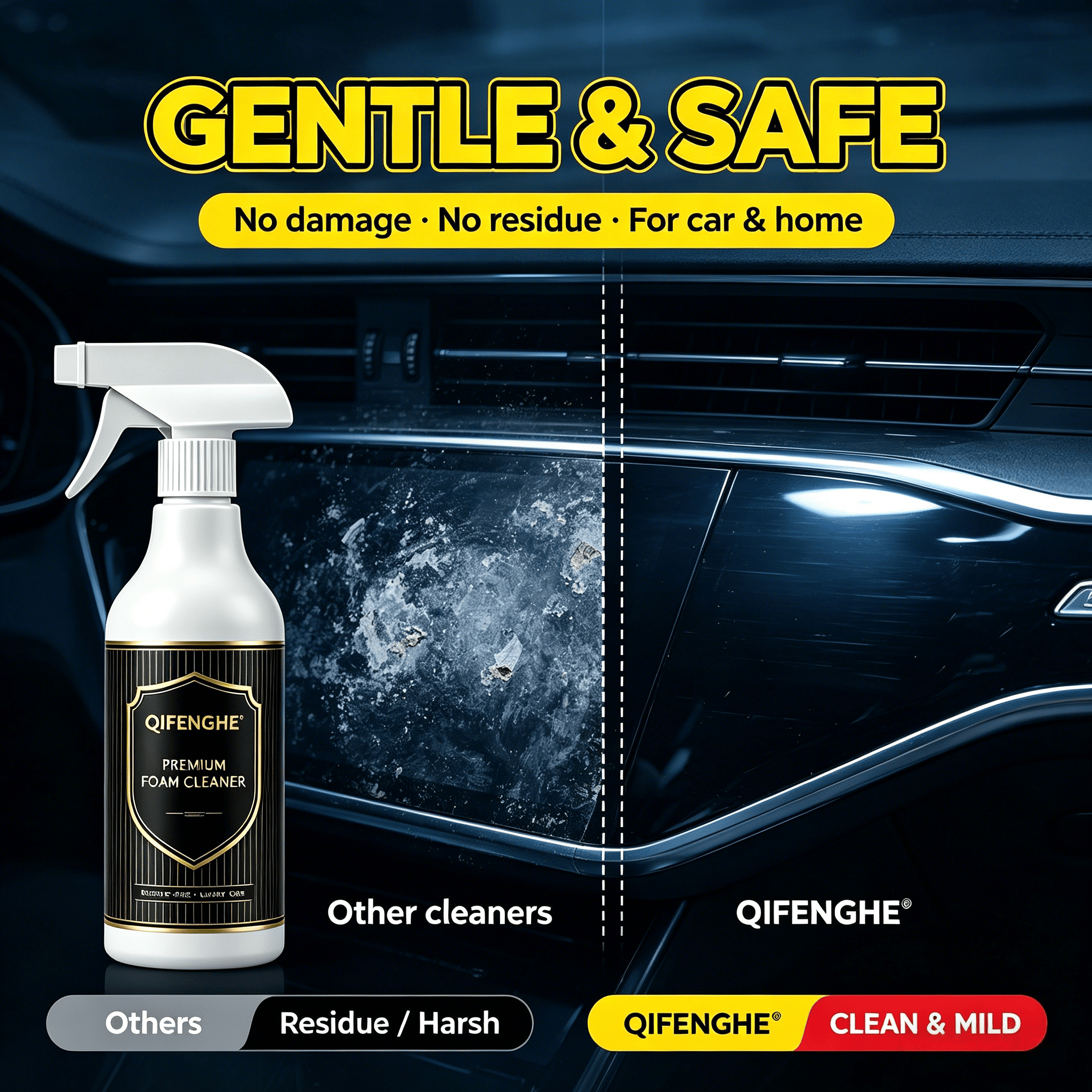 2-in-1 Foam Cleaner – Waterles - Seat Cleaner Fabric บทวิจารณ์และราคา