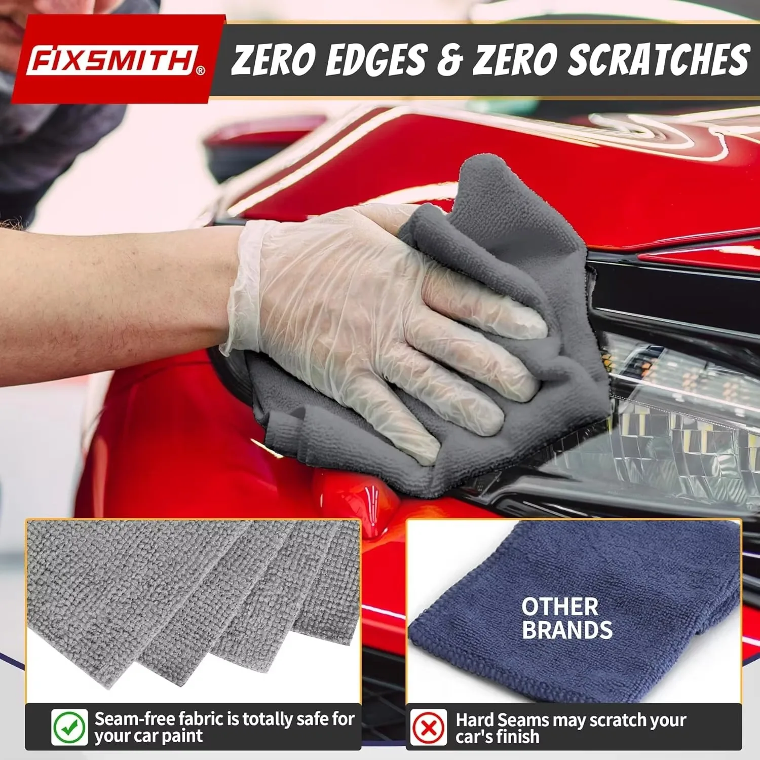 Reusable Thicken Microfiber Cl - Microfiber Towel Detailing บทวิจารณ์และราคา