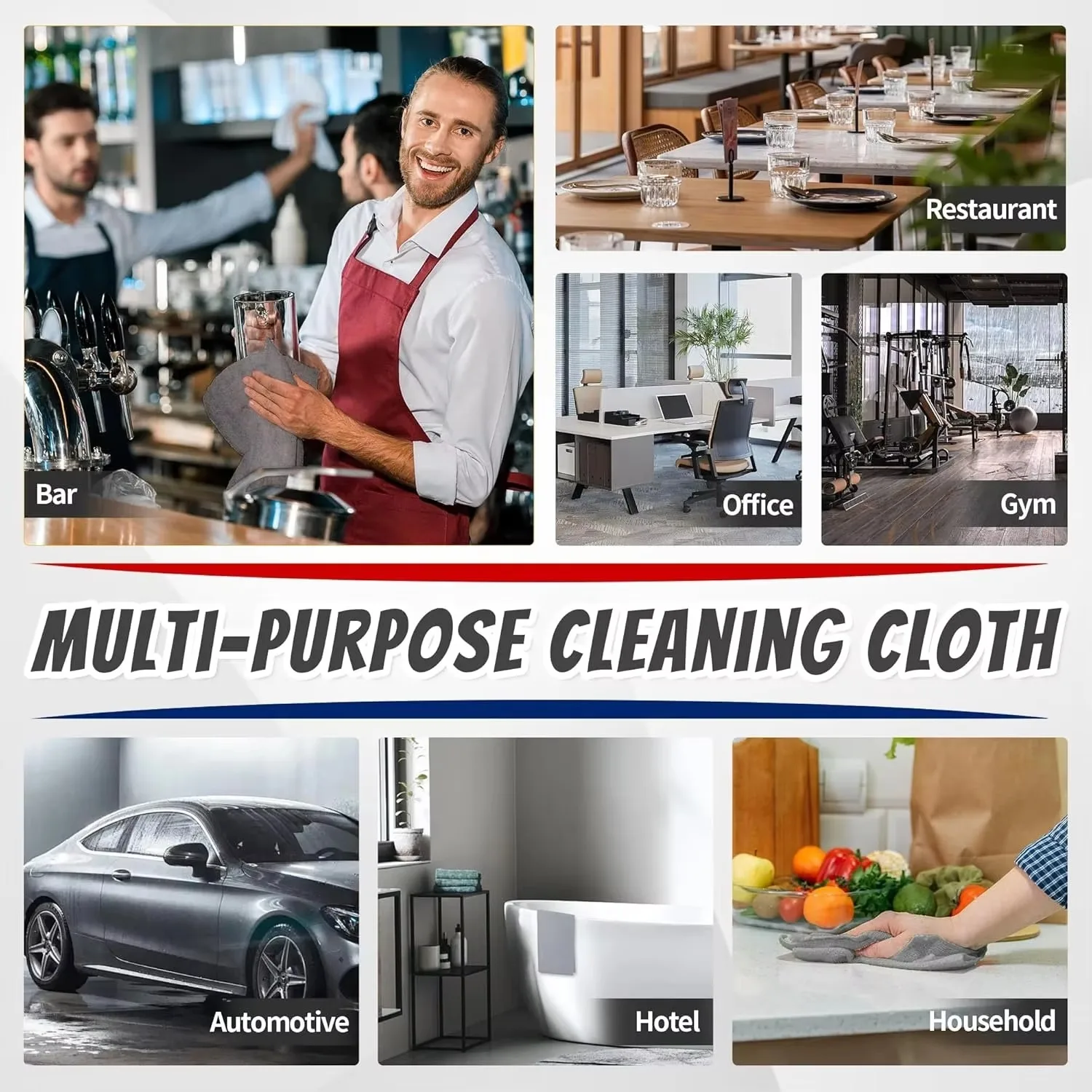 Reusable Thicken Microfiber Cl - Microfiber Towel Detailing บทวิจารณ์และราคา