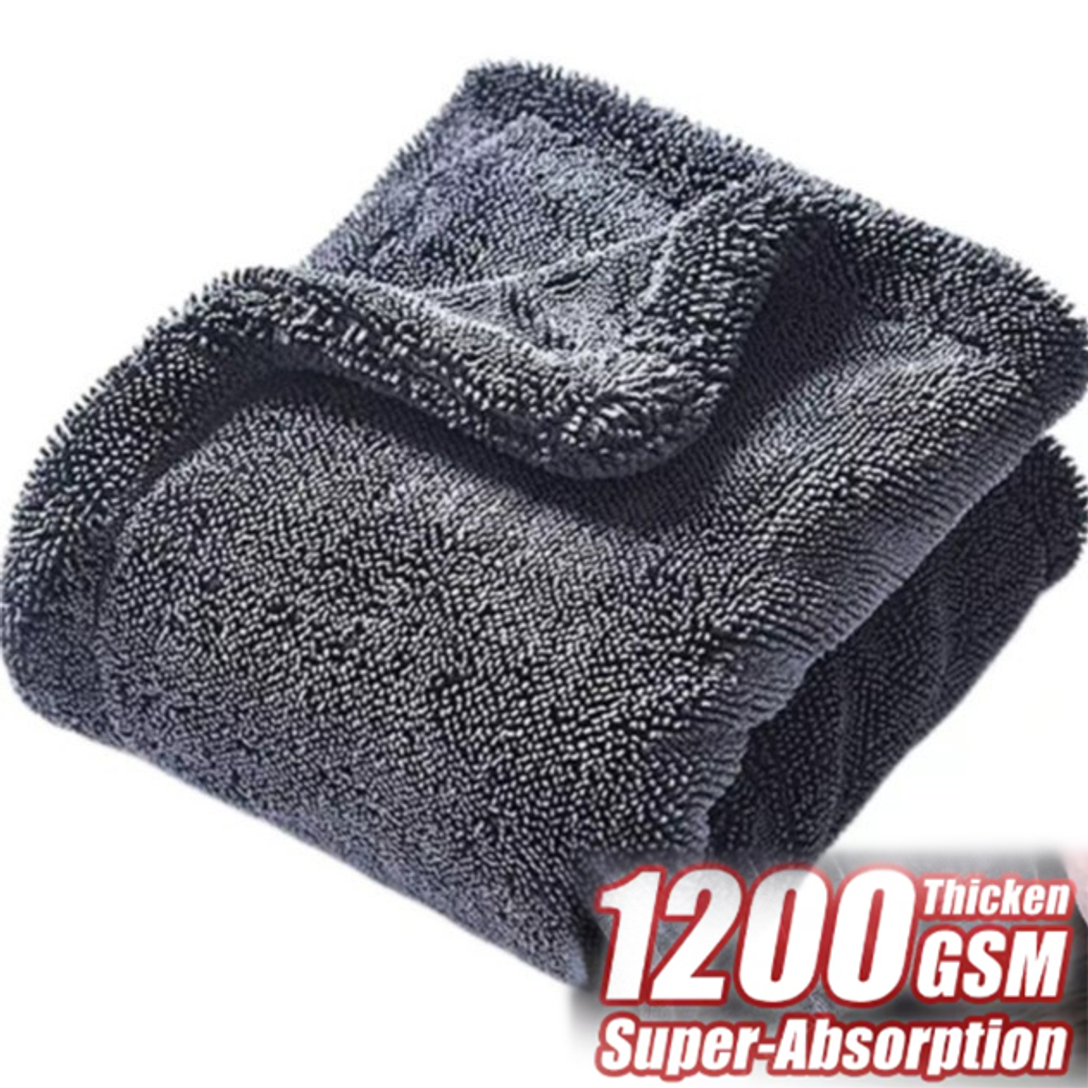 Heavy-Duty Car Towel 1200GSM S - Microfiber Towel Detailing บทวิจารณ์และราคา