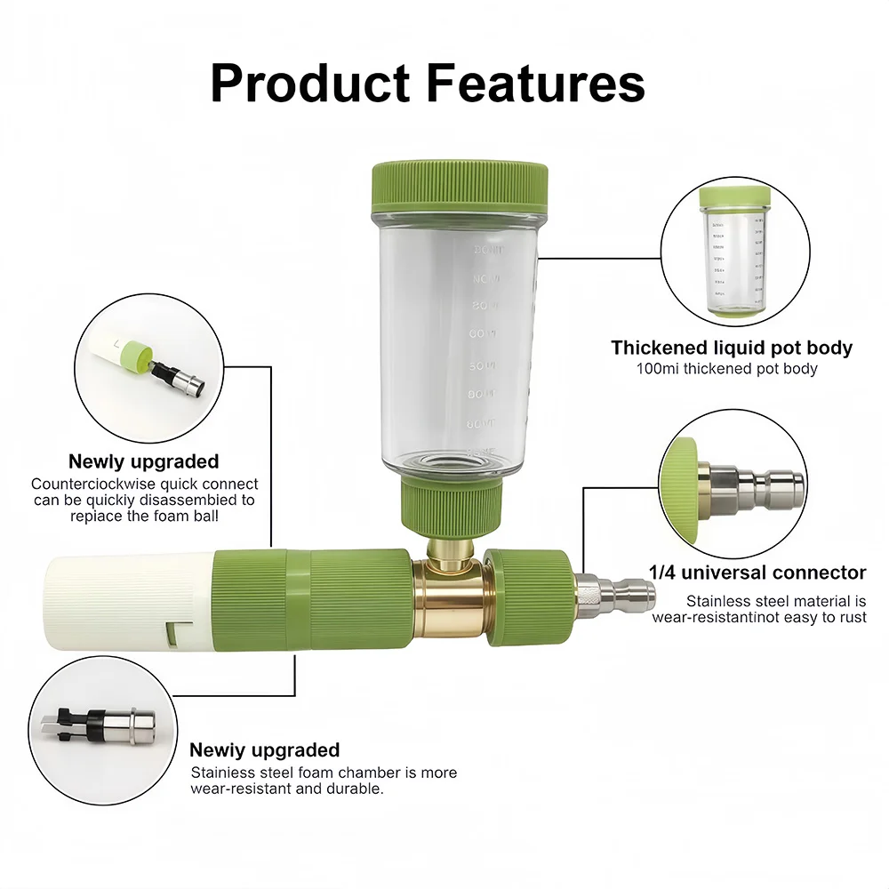 High Pressure Car Wash Foam Ca - Pressure Washer Foam Gun บทวิจารณ์และราคา