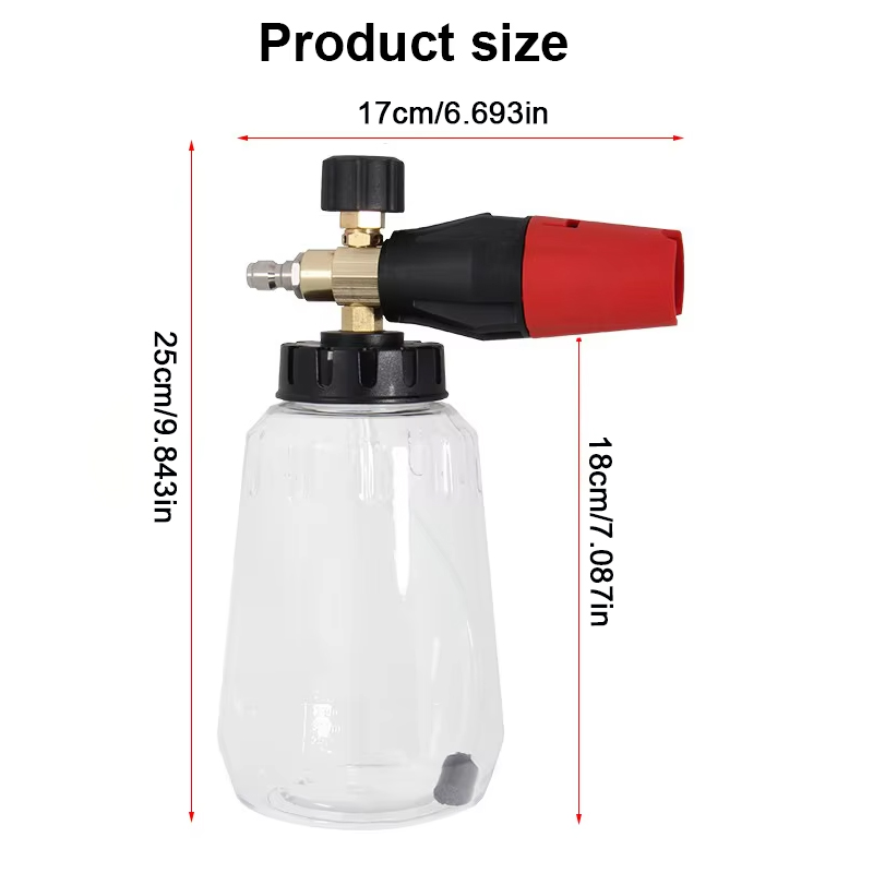 High Pressure PA Foam Cannon   - Pressure Washer Foam Gun บทวิจารณ์และราคา