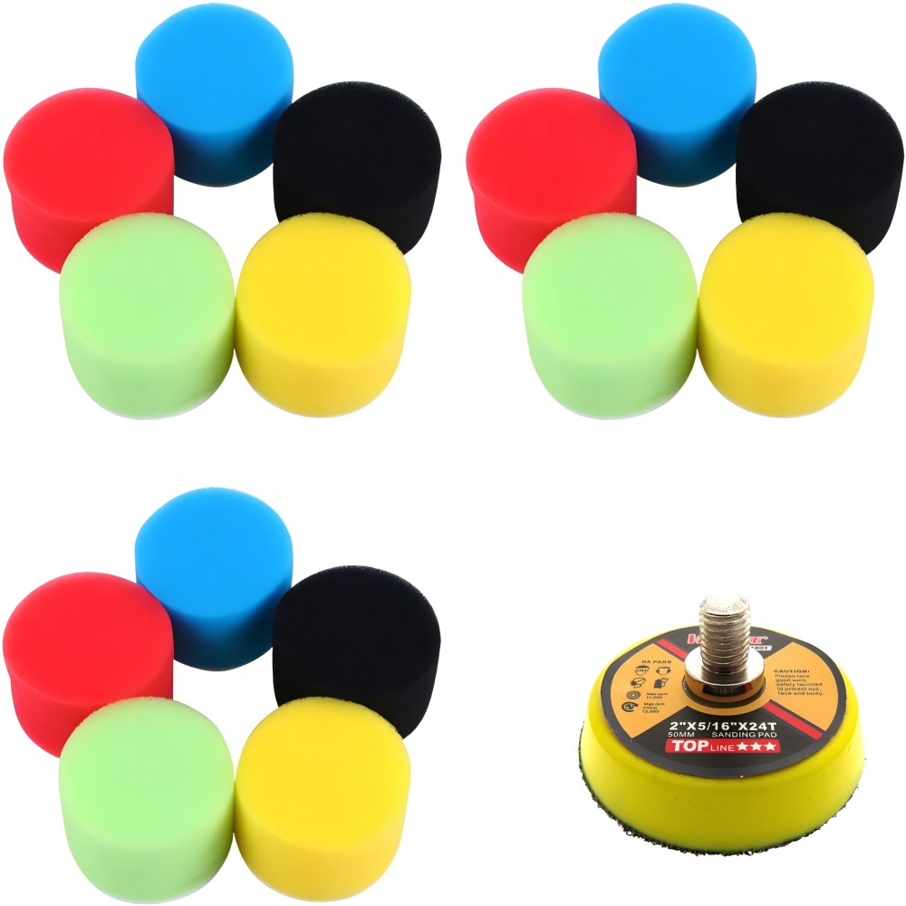 2Inch 50MM Car Doam Polishing  - Polish Pad Set Buffer บทวิจารณ์และราคา