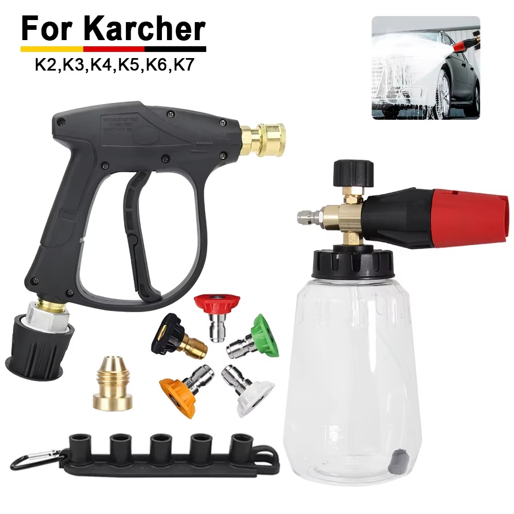 Snow Foam Cannon Lance Kit Com - Pressure Washer Foam Gun บทวิจารณ์และราคา