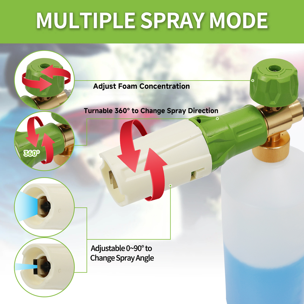 Aluminum Foam gun Lance Foam c - Pressure Washer Foam Gun บทวิจารณ์และราคา