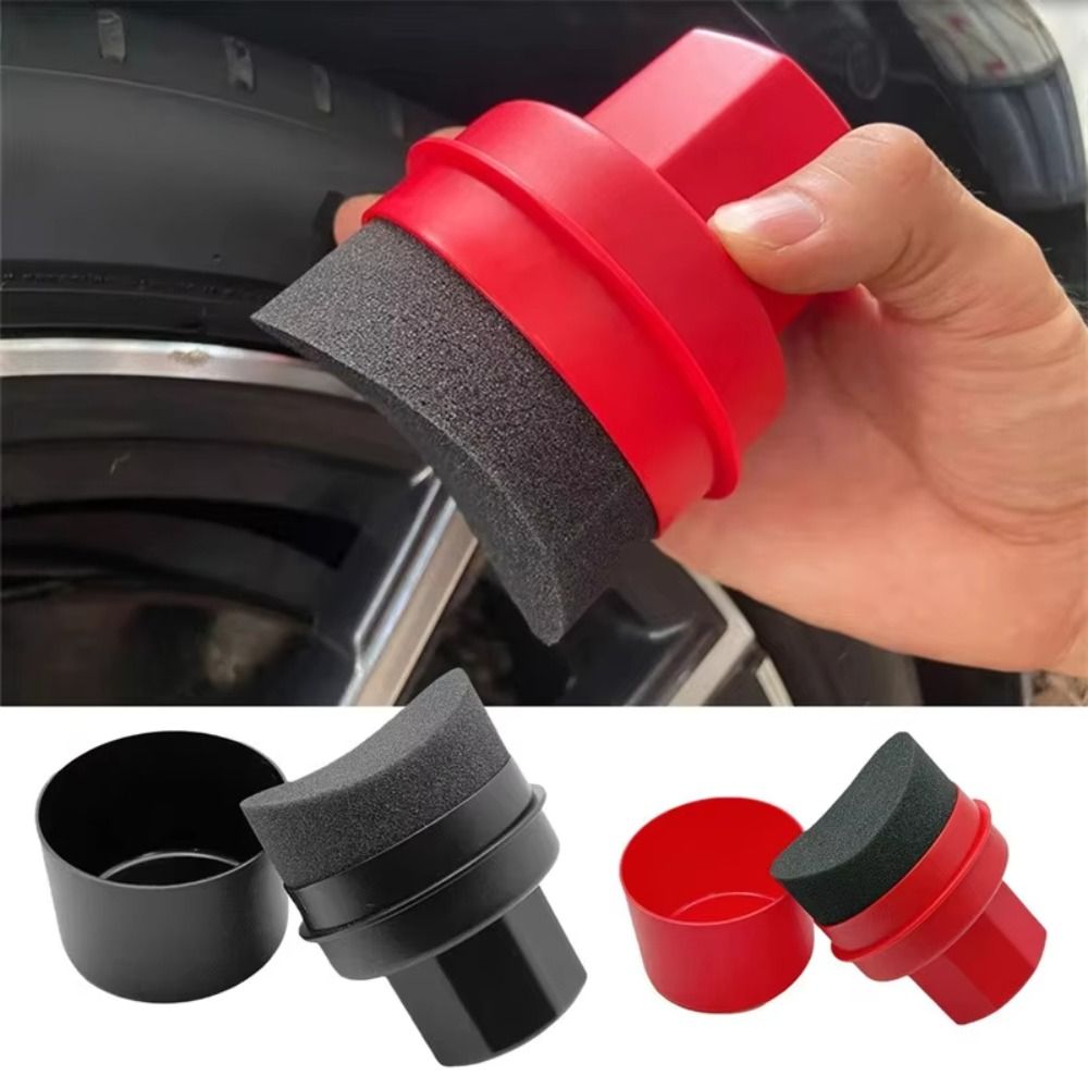Curved Tire Polishing Sponge w - Wax Applicator Pad บทวิจารณ์และราคา