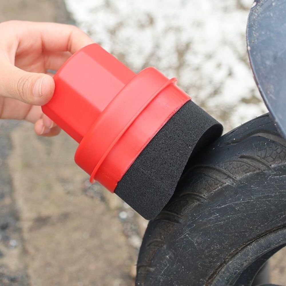 Curved Tire Polishing Sponge w - Wax Applicator Pad บทวิจารณ์และราคา