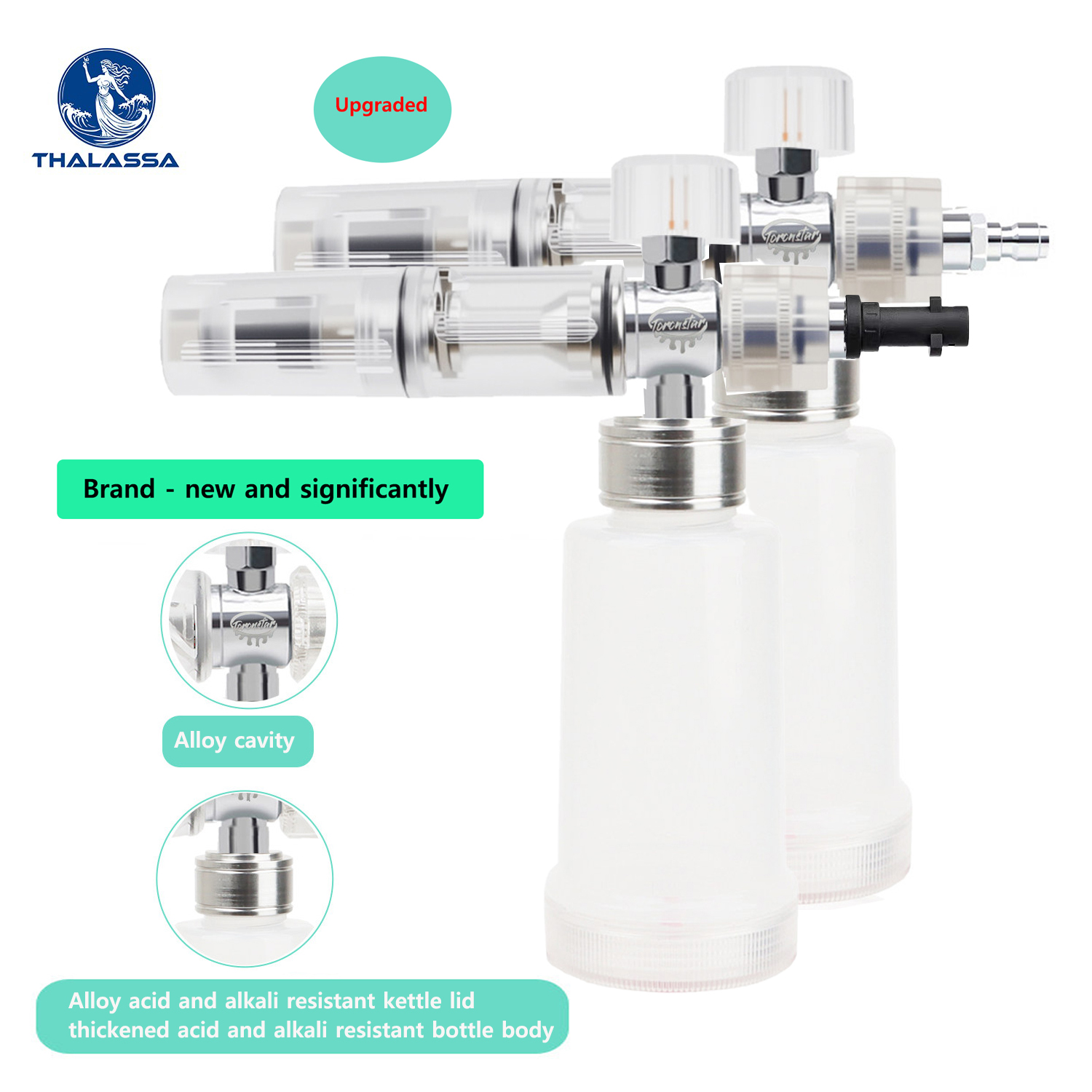 Foam Spray Gun Adjustable 100m - Pressure Washer Foam Gun บทวิจารณ์และราคา