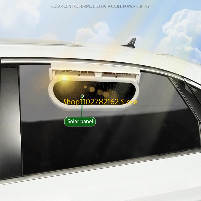547B Solar Car Exhaust Fan Rap - Odor Eliminator Car บทวิจารณ์และราคา