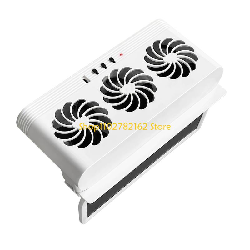 547B Solar Car Exhaust Fan Rap - Odor Eliminator Car บทวิจารณ์และราคา