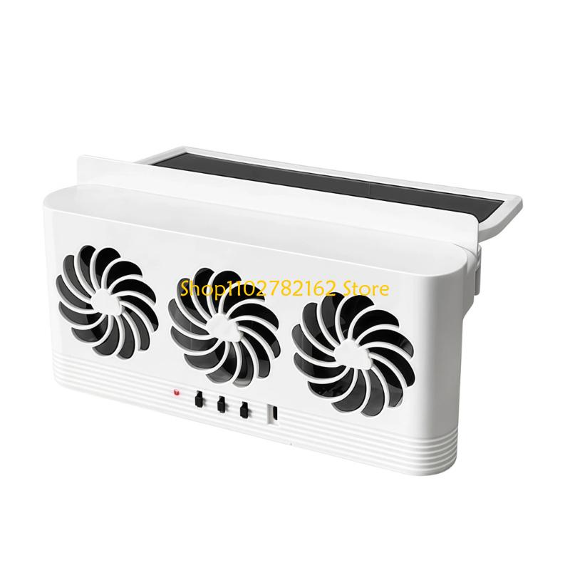 547B Solar Car Exhaust Fan Rap - Odor Eliminator Car บทวิจารณ์และราคา
