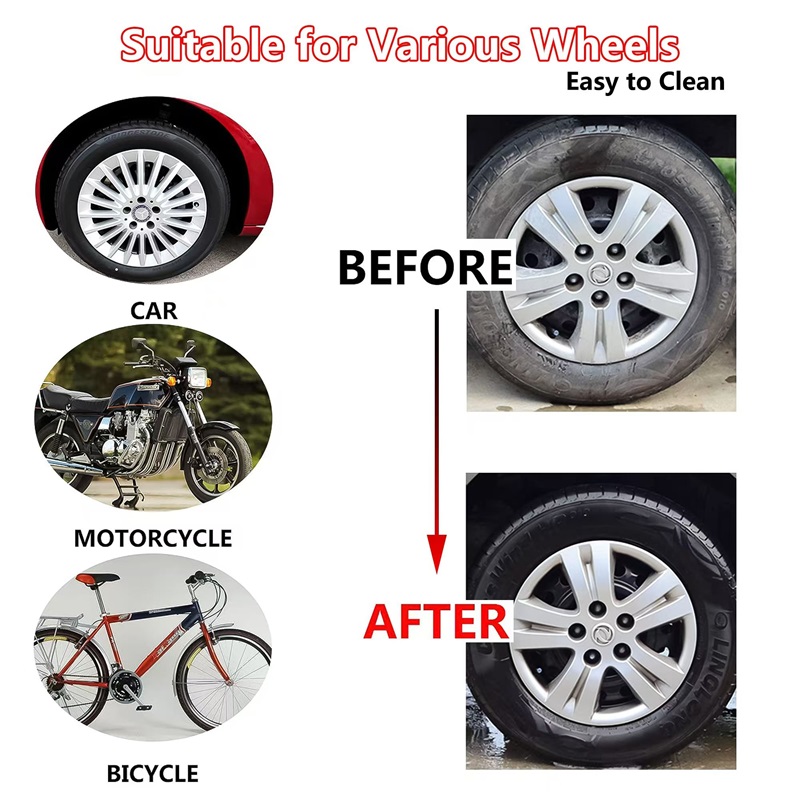 Car Wheel Brush Soft Bristle T - Wheel Cleaner Alloy บทวิจารณ์และราคา