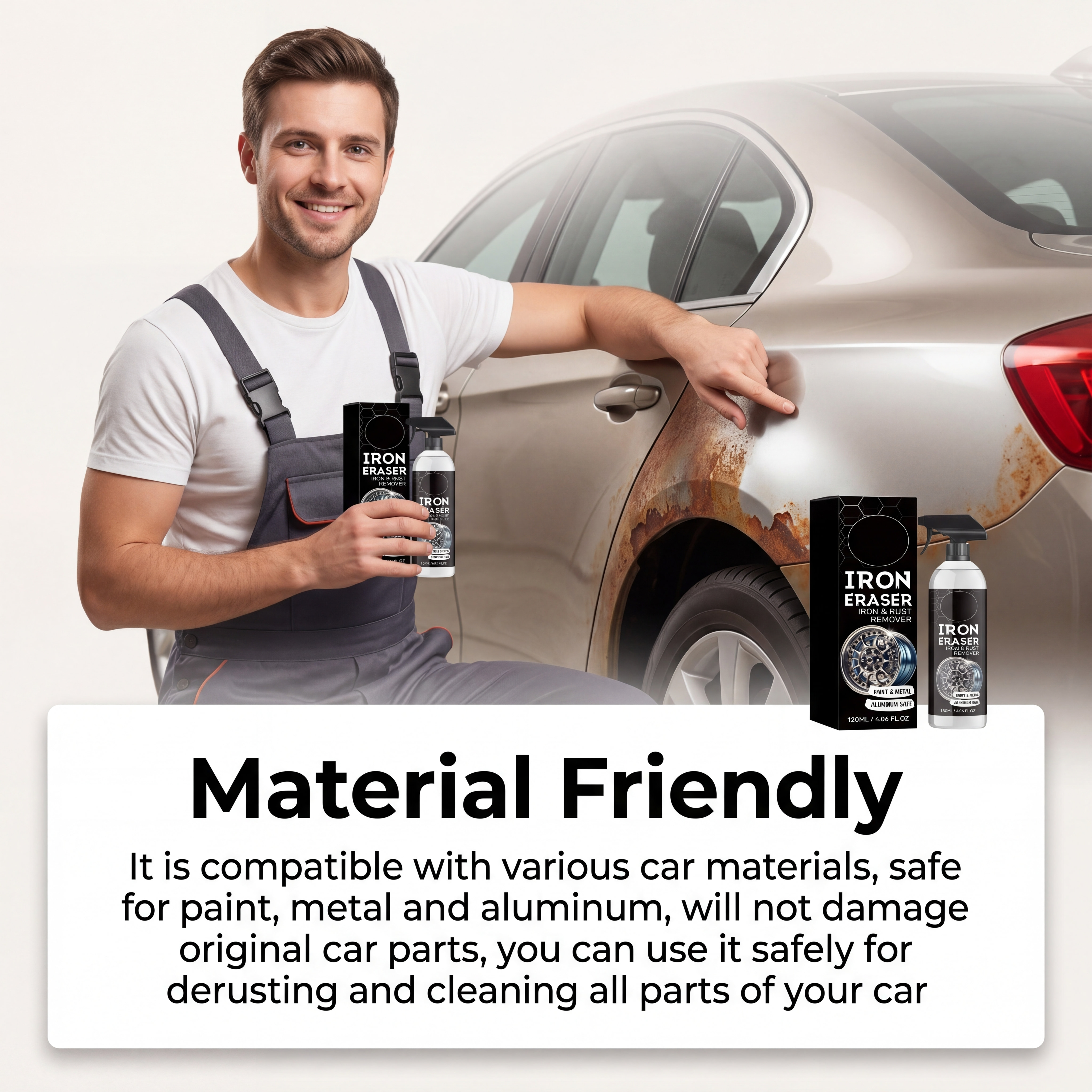 Car Rust Remover Spray Powerfu - Wheel Cleaner Alloy บทวิจารณ์และราคา