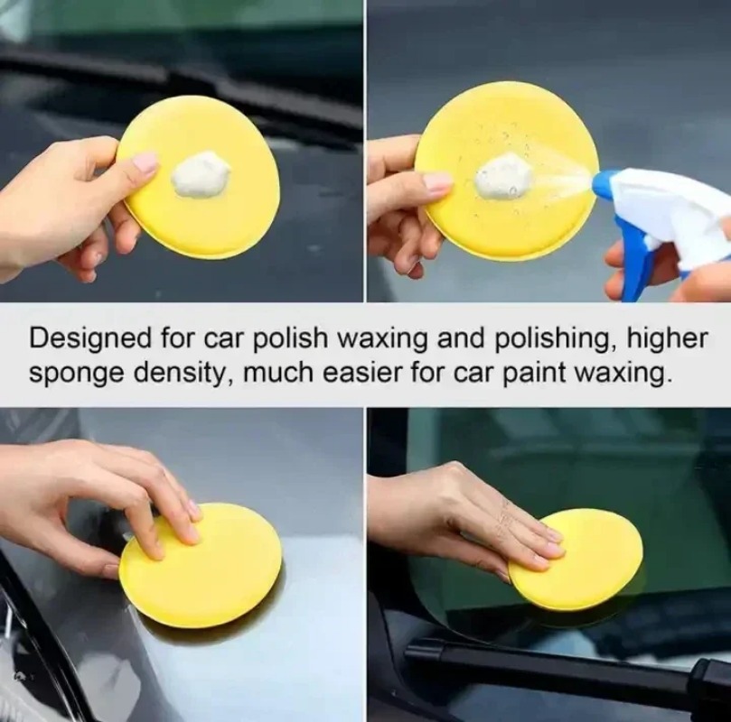 6PCS Car Care Foam Wax Applica - Wax Applicator Pad บทวิจารณ์และราคา