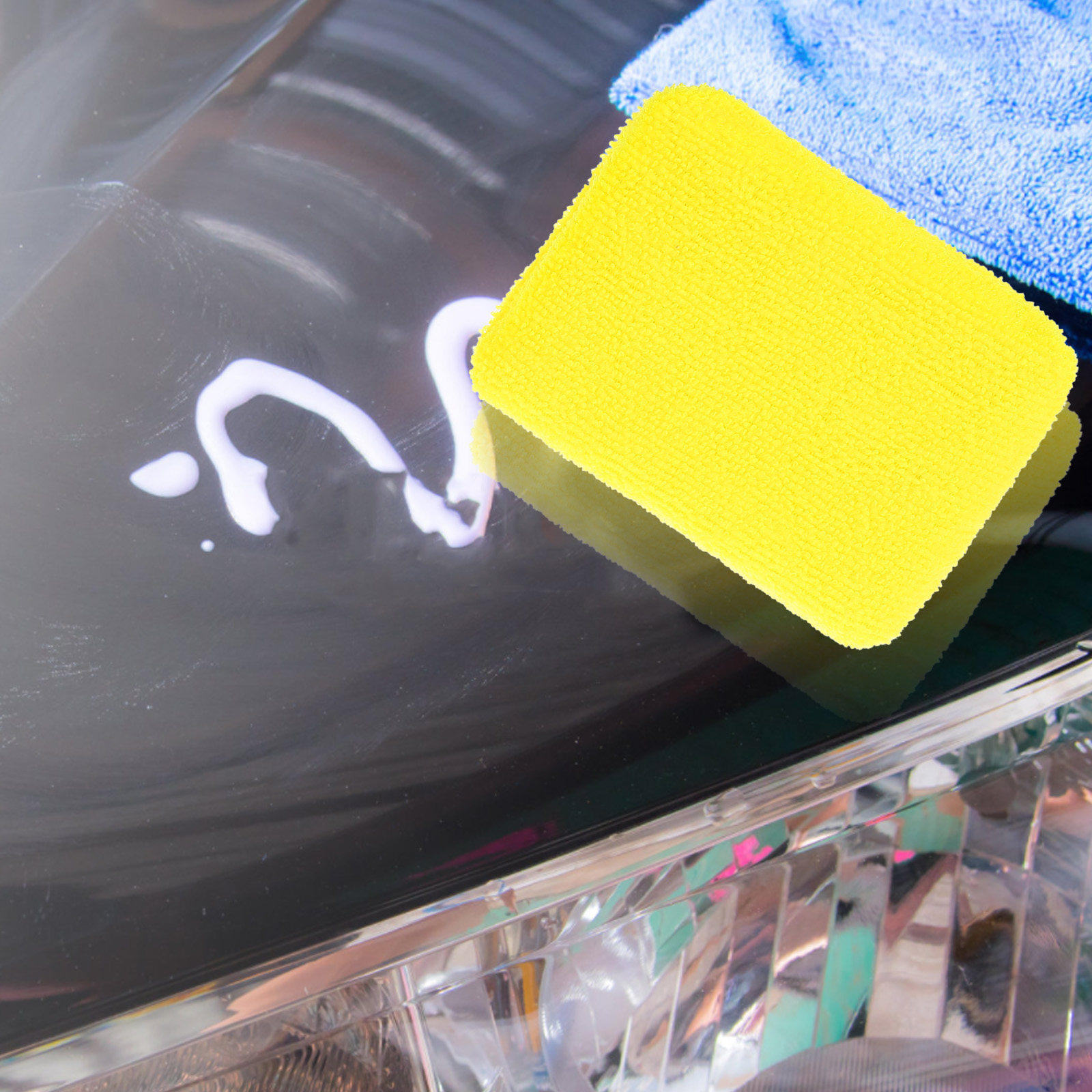 5Pcs Car Wax Applicator Pads V - Wax Applicator Pad บทวิจารณ์และราคา