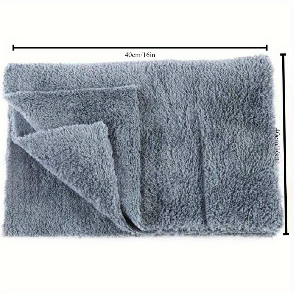 1/2/3/6pcs 16inch X 16inch 400 - Microfiber Towel Detailing บทวิจารณ์และราคา