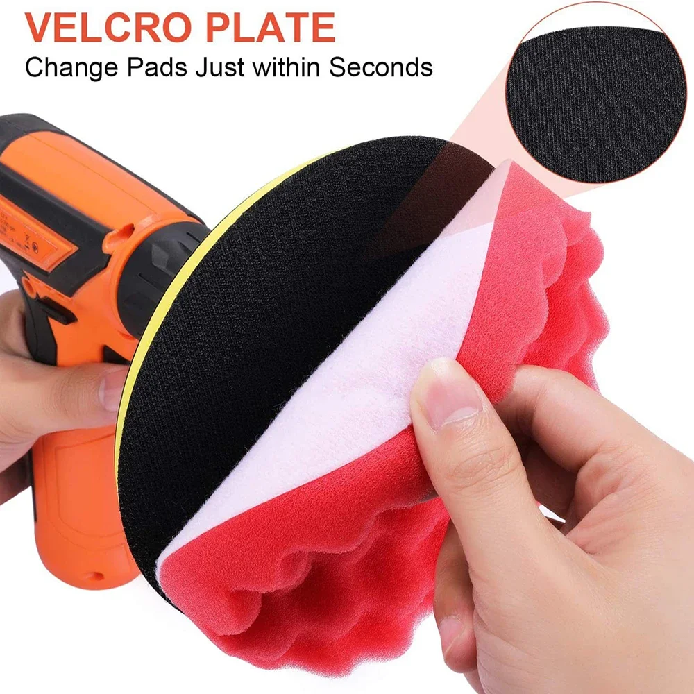 8Pcs Car Polishing Pads Kit 3/ - Polish Pad Set Buffer บทวิจารณ์และราคา
