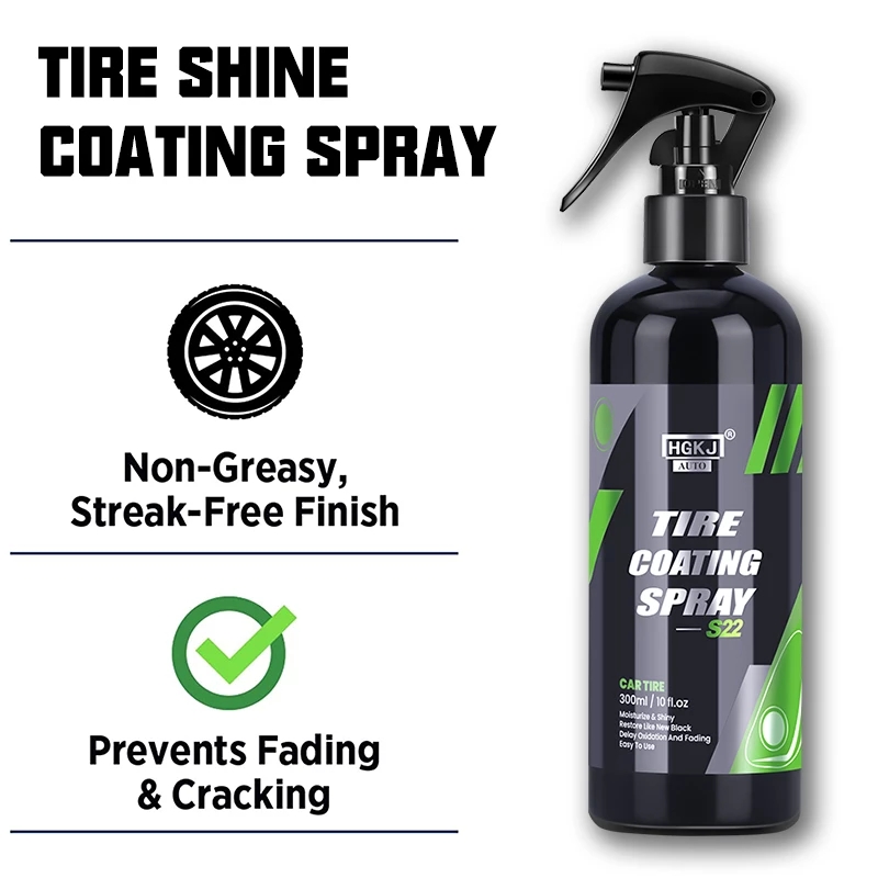2026 Hot Tyre Gloss Tire Coati - Tire Shine Spray Sealant บทวิจารณ์และราคา