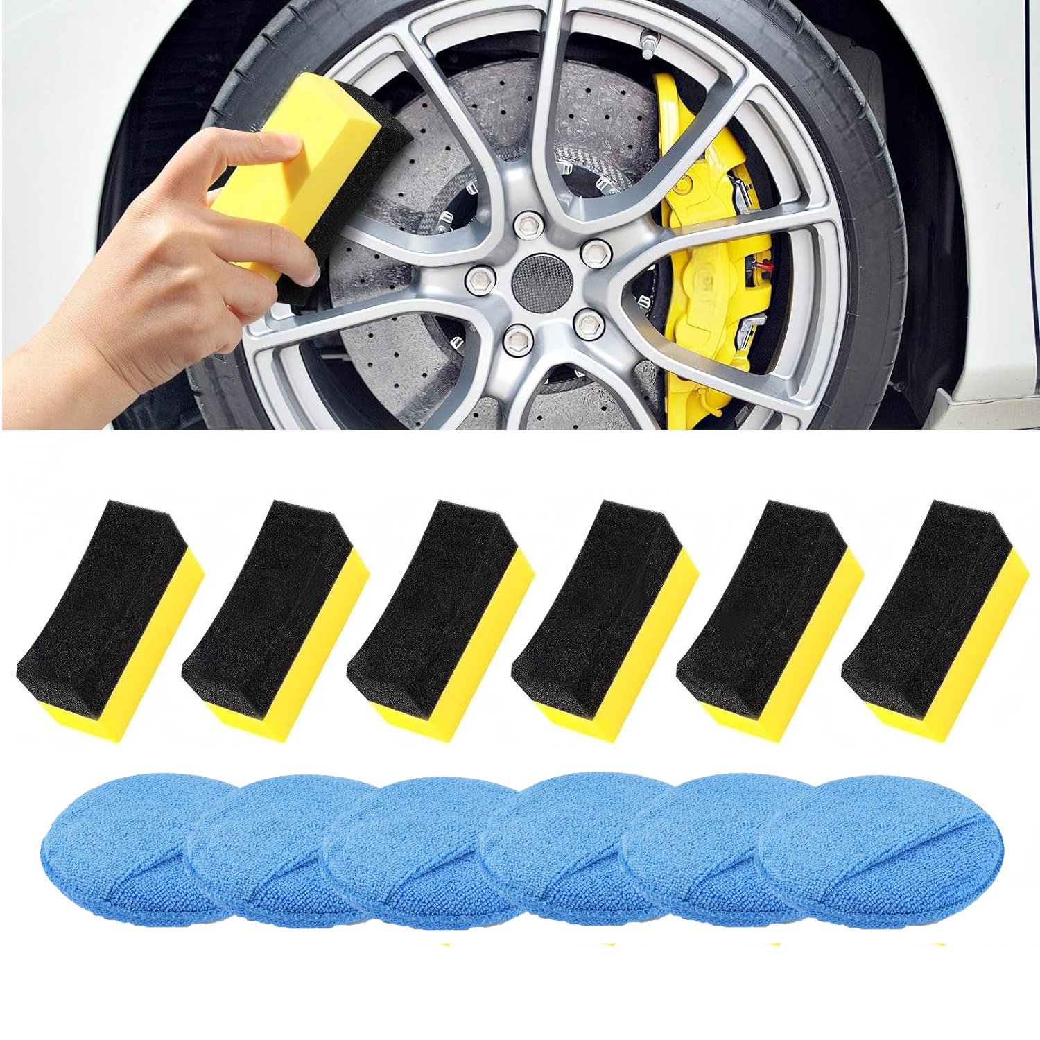 Auto Cleaning Sponge Brush Wax - Wax Applicator Pad บทวิจารณ์และราคา