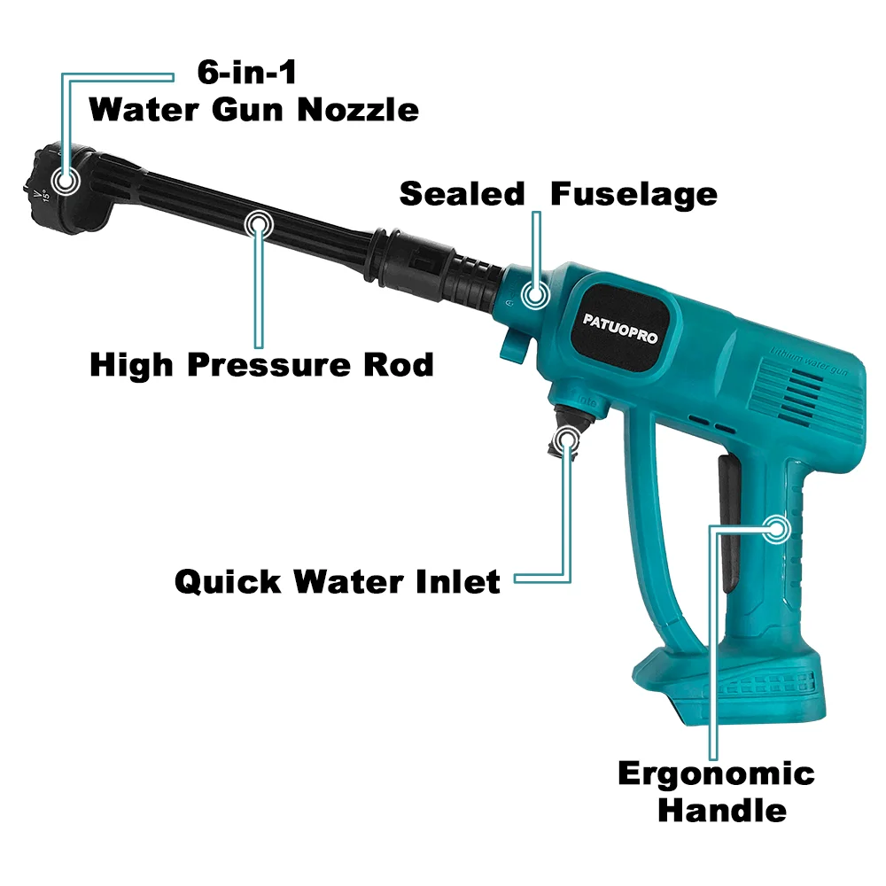 Cordless Car Washing Gun High  - Car Shampoo Ph บทวิจารณ์และราคา