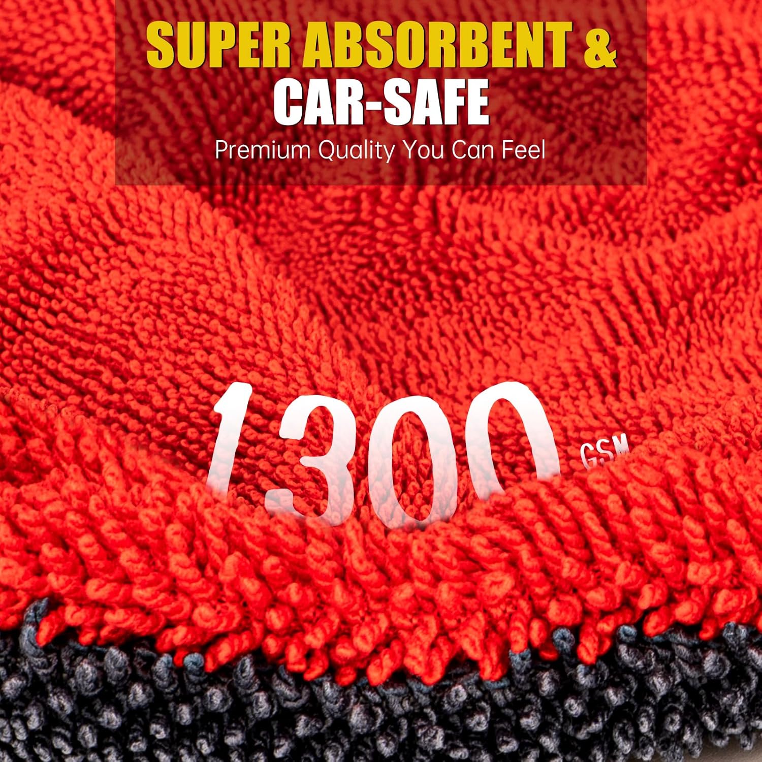 3-Pack Car Drying Towel Microf - Microfiber Towel Detailing บทวิจารณ์และราคา