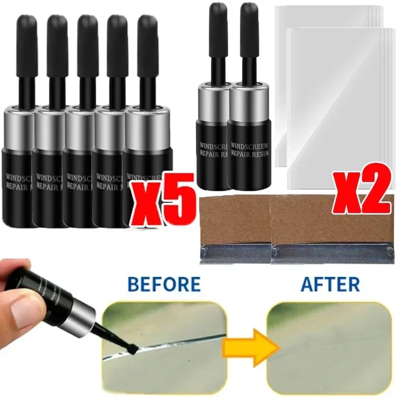 DIY Car Windshield Cracked Rep - Glass Cleaner Streak บทวิจารณ์และราคา
