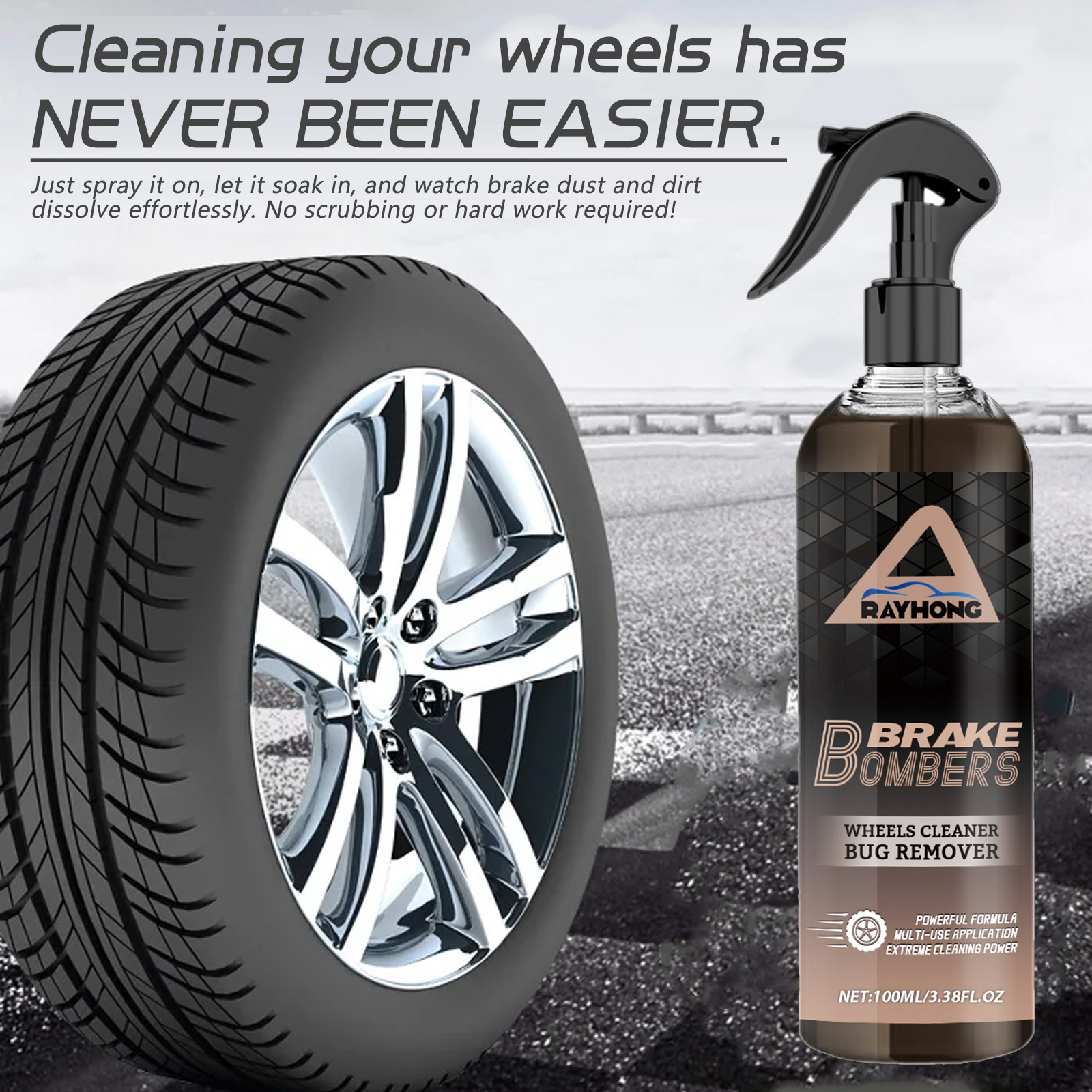 120ml Non Acid Wheel Cleaner B - Wheel Cleaner Alloy บทวิจารณ์และราคา