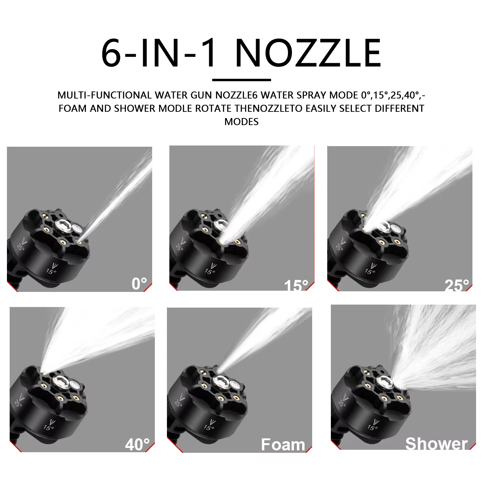 【2026 New】3500W 6-in-1 Nozzle  - Car Shampoo Ph บทวิจารณ์และราคา