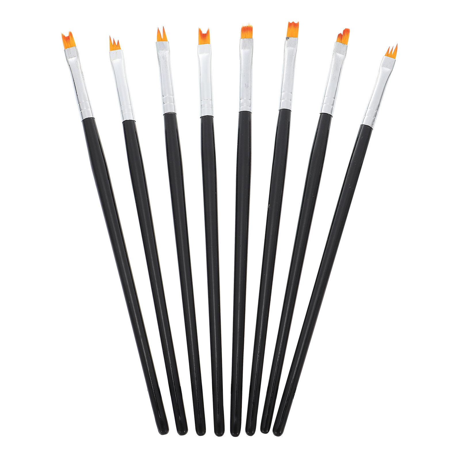 8Pcs Nail Painting Brushes Set - Detailing Brush Set บทวิจารณ์และราคา