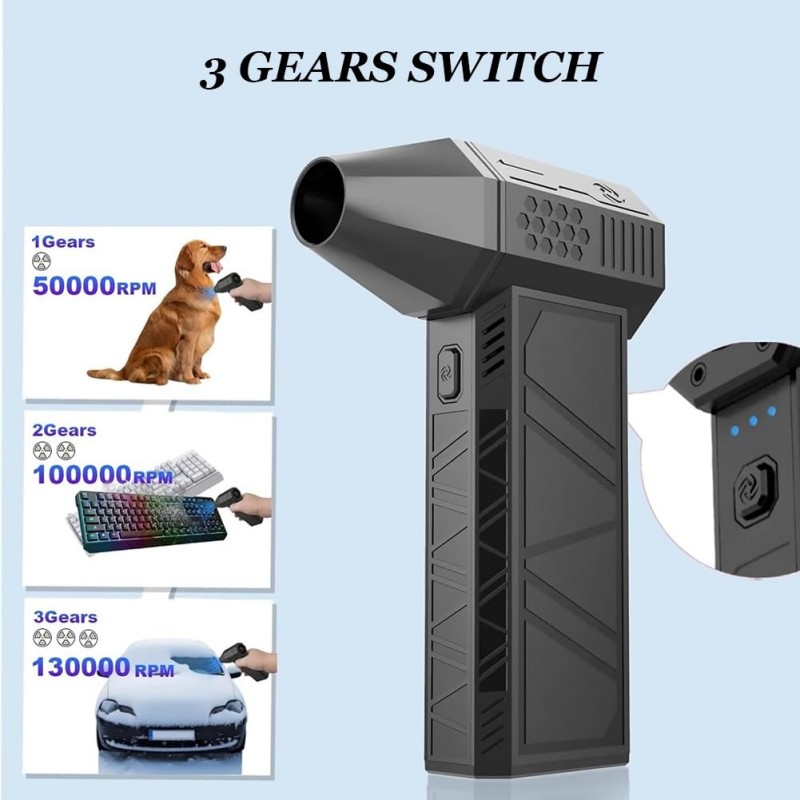 Turbo Jet Blower 130000RPM Pow - Dryer Car Blower บทวิจารณ์และราคา