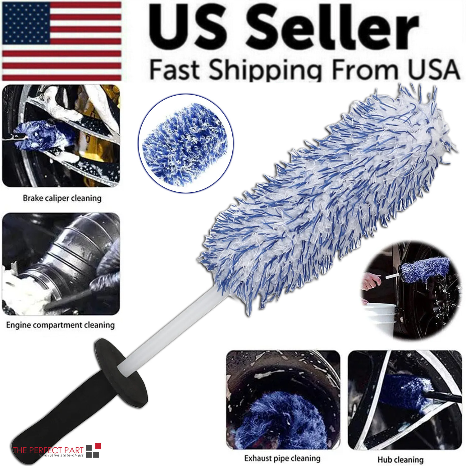 Car Alloy Wheel Cleaning Brush - Wheel Cleaner Alloy บทวิจารณ์และราคา