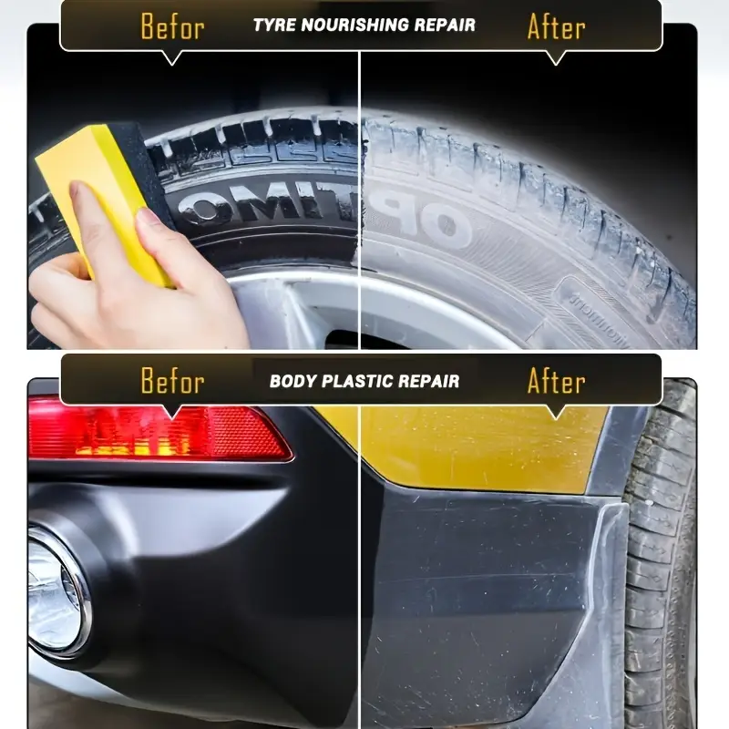 KJM 30ml Tyre Black Trim Resto - Trim Restorer Plastic บทวิจารณ์และราคา