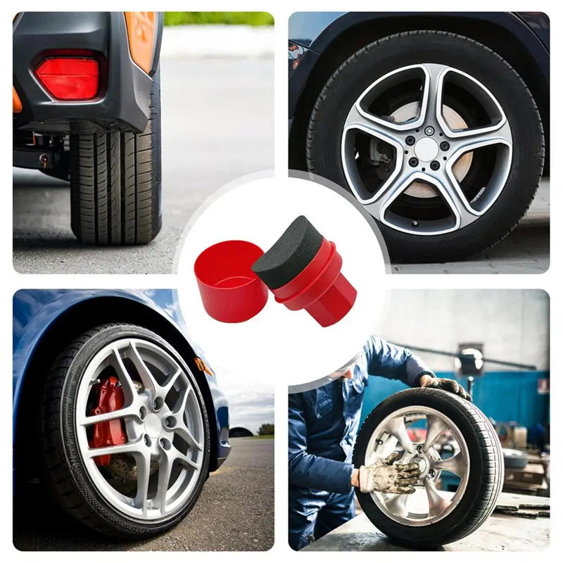 Car Tire Waxing Sponge Car Wax - Wax Applicator Pad บทวิจารณ์และราคา
