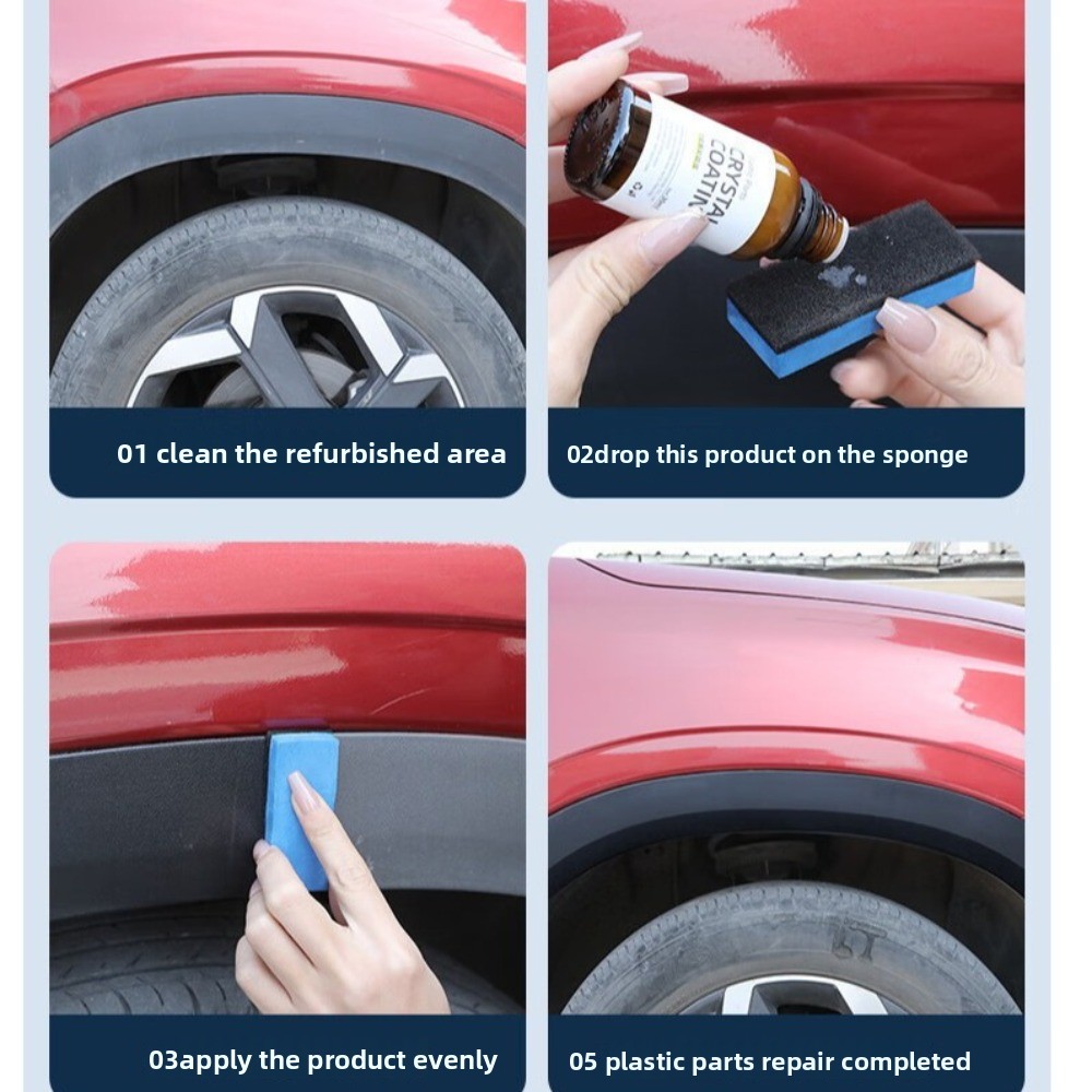 New Durable Crystal Coating Re - Trim Restorer Plastic บทวิจารณ์และราคา