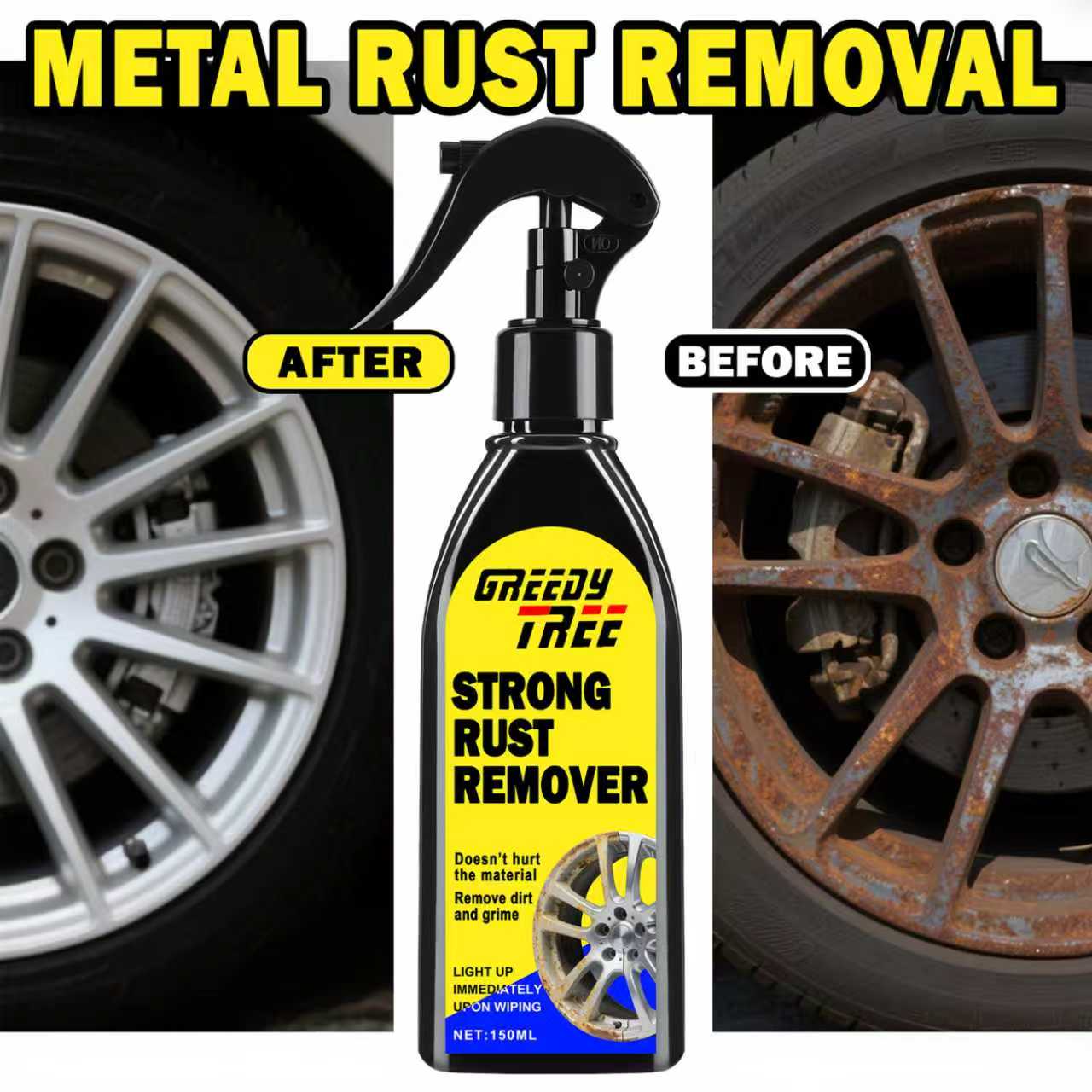 Powerful Car Wheel Cleaner | S - Wheel Cleaner Alloy บทวิจารณ์และราคา