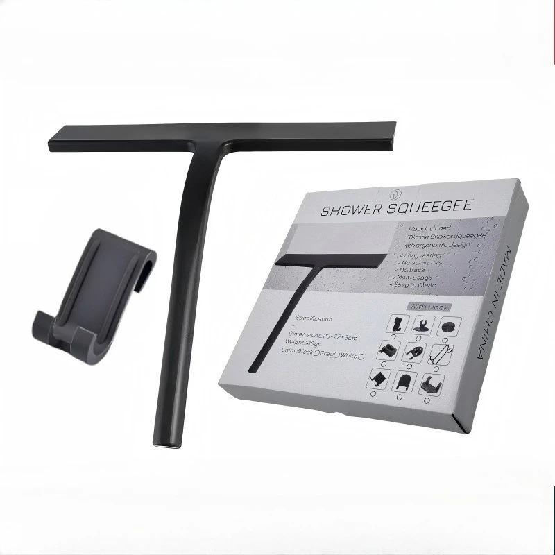 Matte Black Silicone Squeegee  - Glass Cleaner Streak บทวิจารณ์และราคา