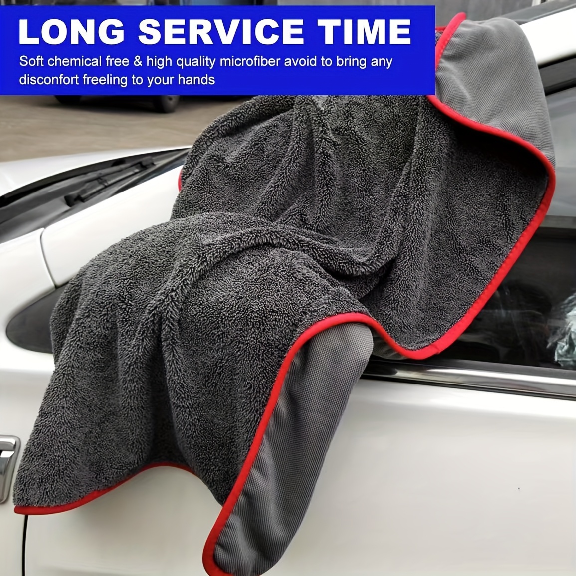 Ultra Absorbent Car Towel XXL  - Microfiber Towel Detailing บทวิจารณ์และราคา