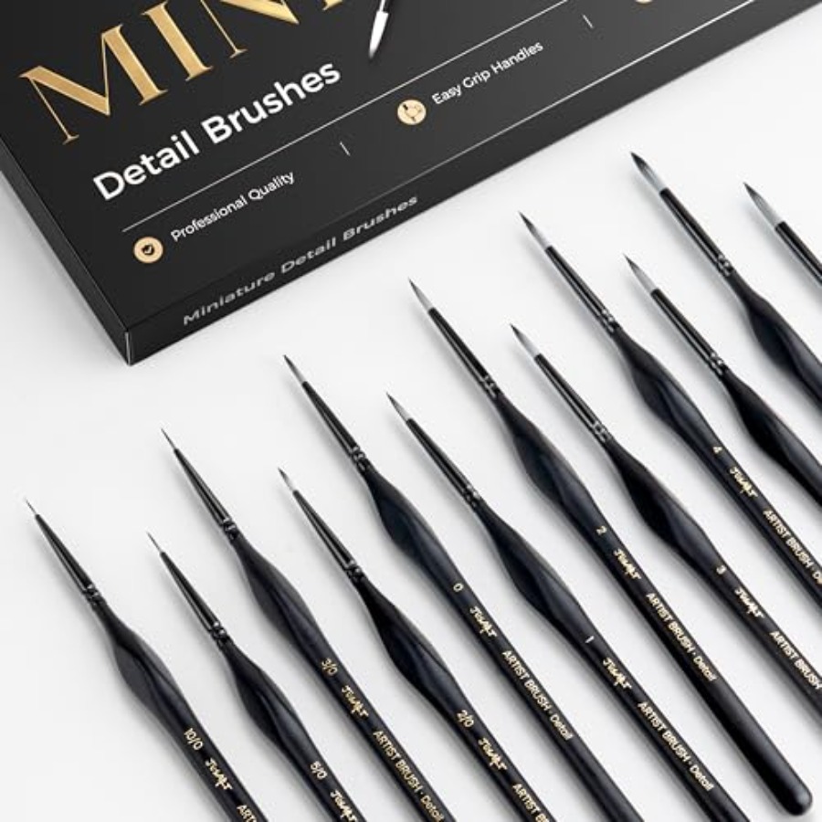 Detail Paint Brushes Set, 12 P - Detailing Brush Set บทวิจารณ์และราคา
