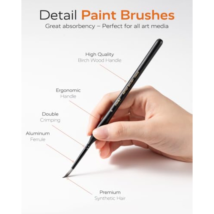 Detail Paint Brushes Set, 12 P - Detailing Brush Set บทวิจารณ์และราคา
