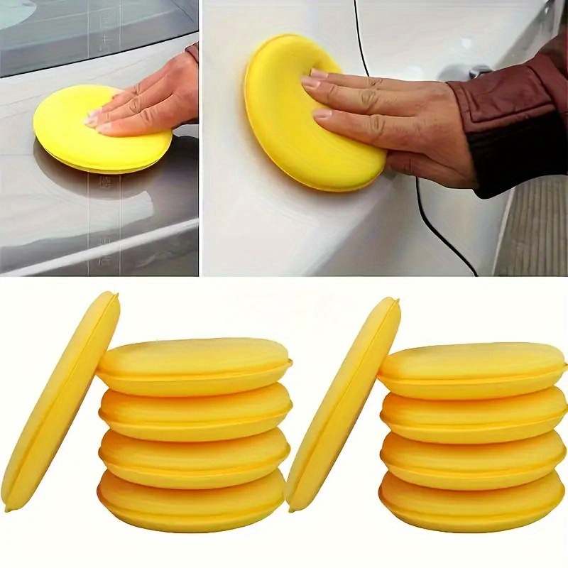 1/5PCS 10cm round Car Wax Appl - Wax Applicator Pad บทวิจารณ์และราคา
